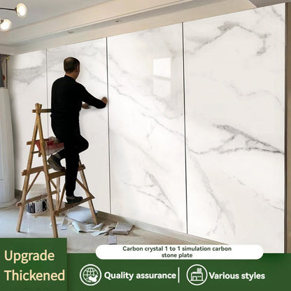 Seamless Peel-and-Stick Wall Panels – Carbon, Wood, Metal & Stone Finishes