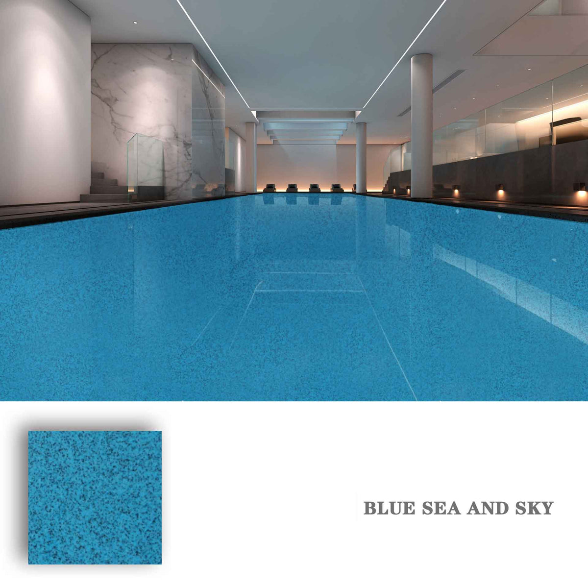 High-Gloss Marble Finish Epoxy Floor Coating