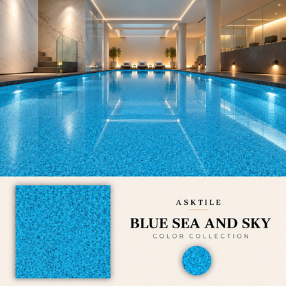 ASKTILE High-Gloss Marble-Look Epoxy Self-Leveling Floor Coating