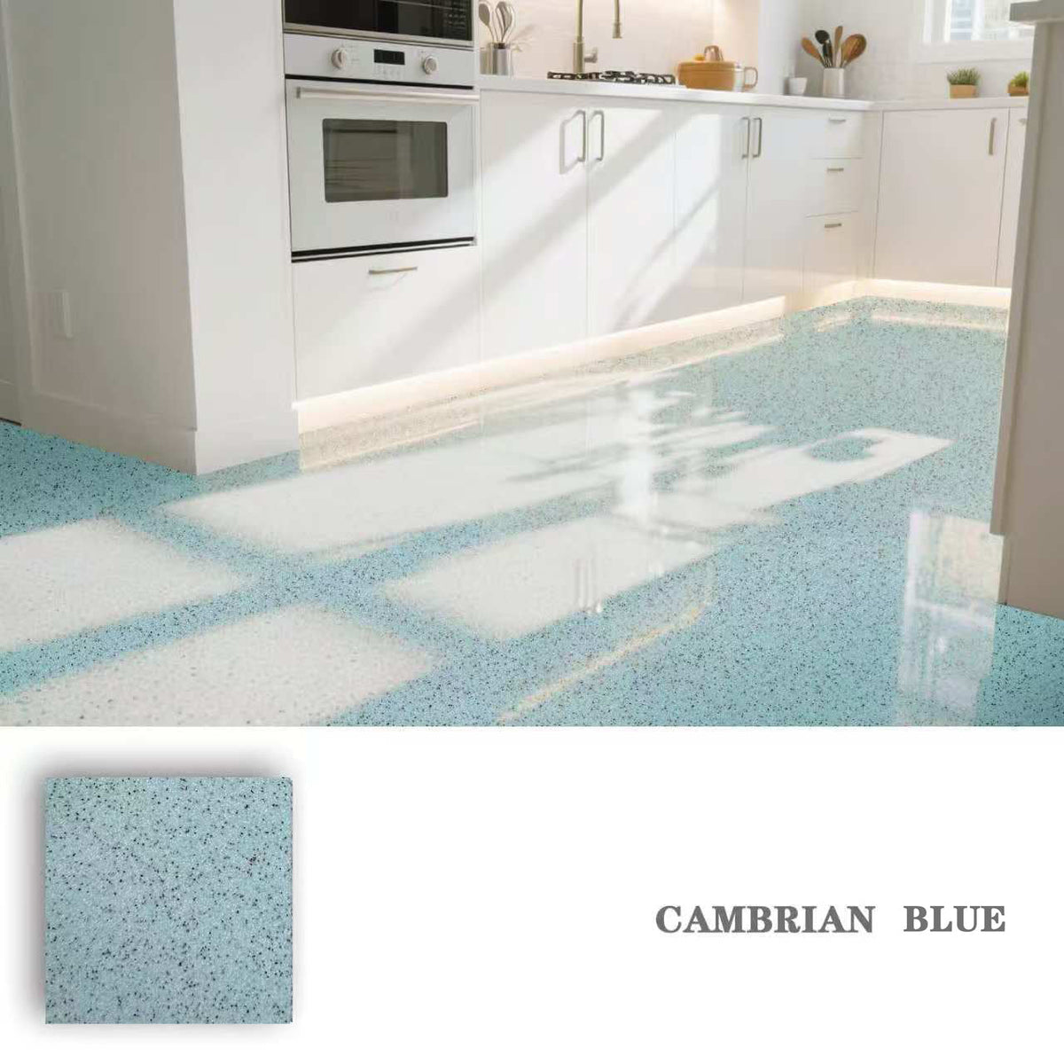 High-Gloss Marble Finish Epoxy Floor Coating