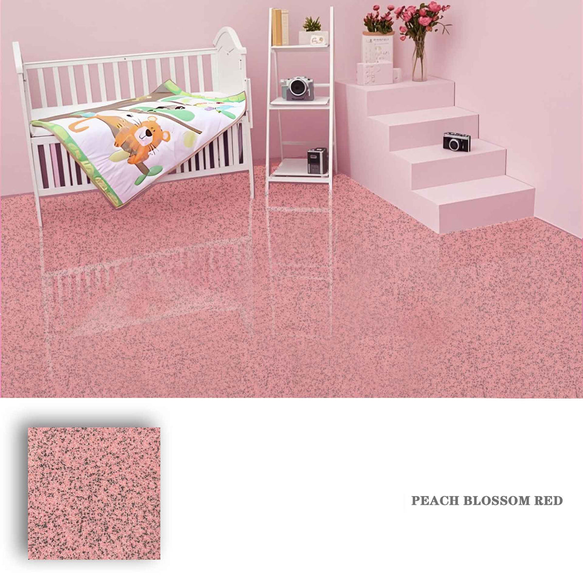 High-Gloss Marble Finish Epoxy Floor Coating