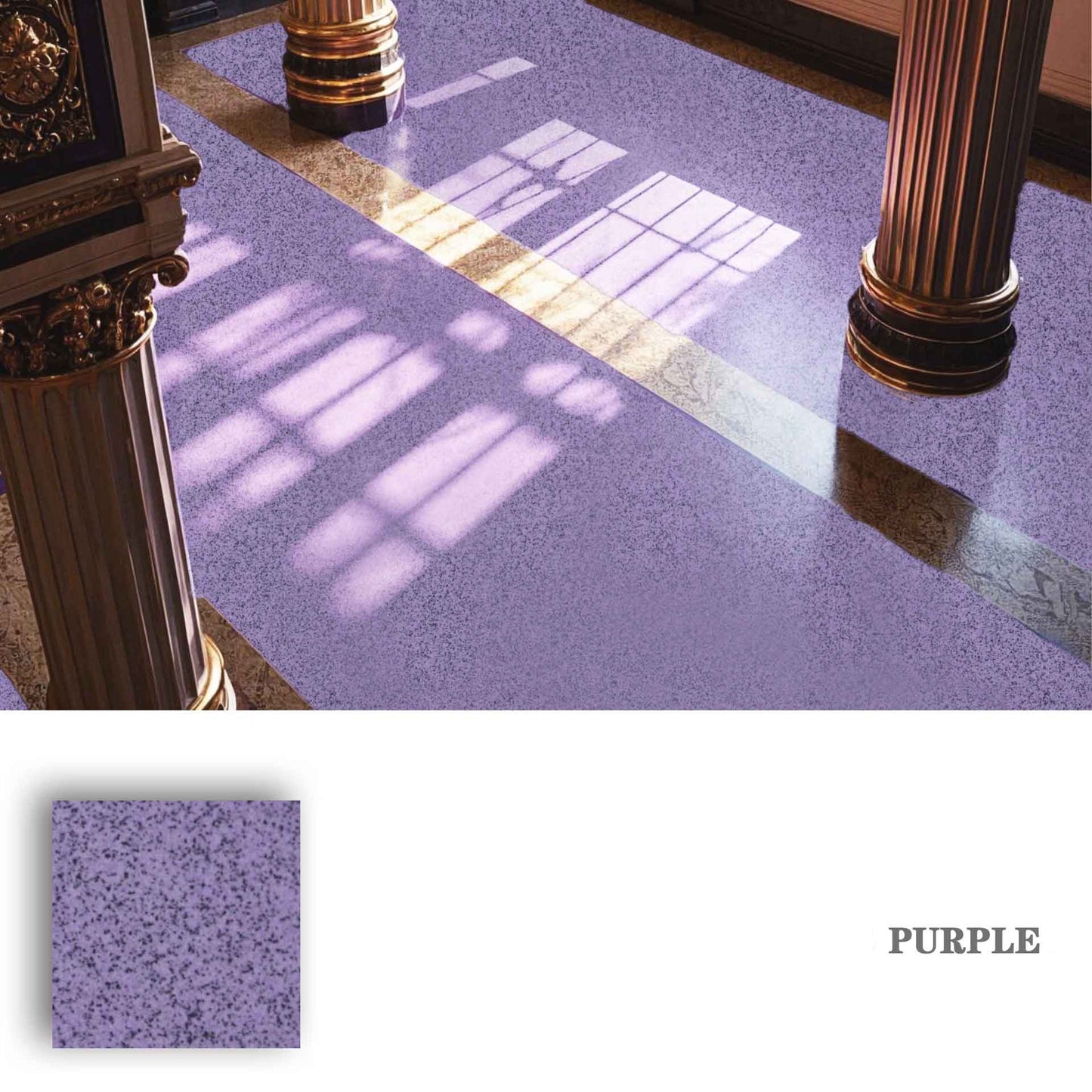 High-Gloss Marble Finish Epoxy Floor Coating