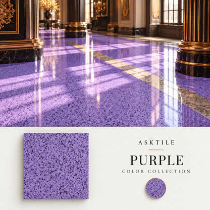 ASKTILE High-Gloss Marble-Look Epoxy Self-Leveling Floor Coating
