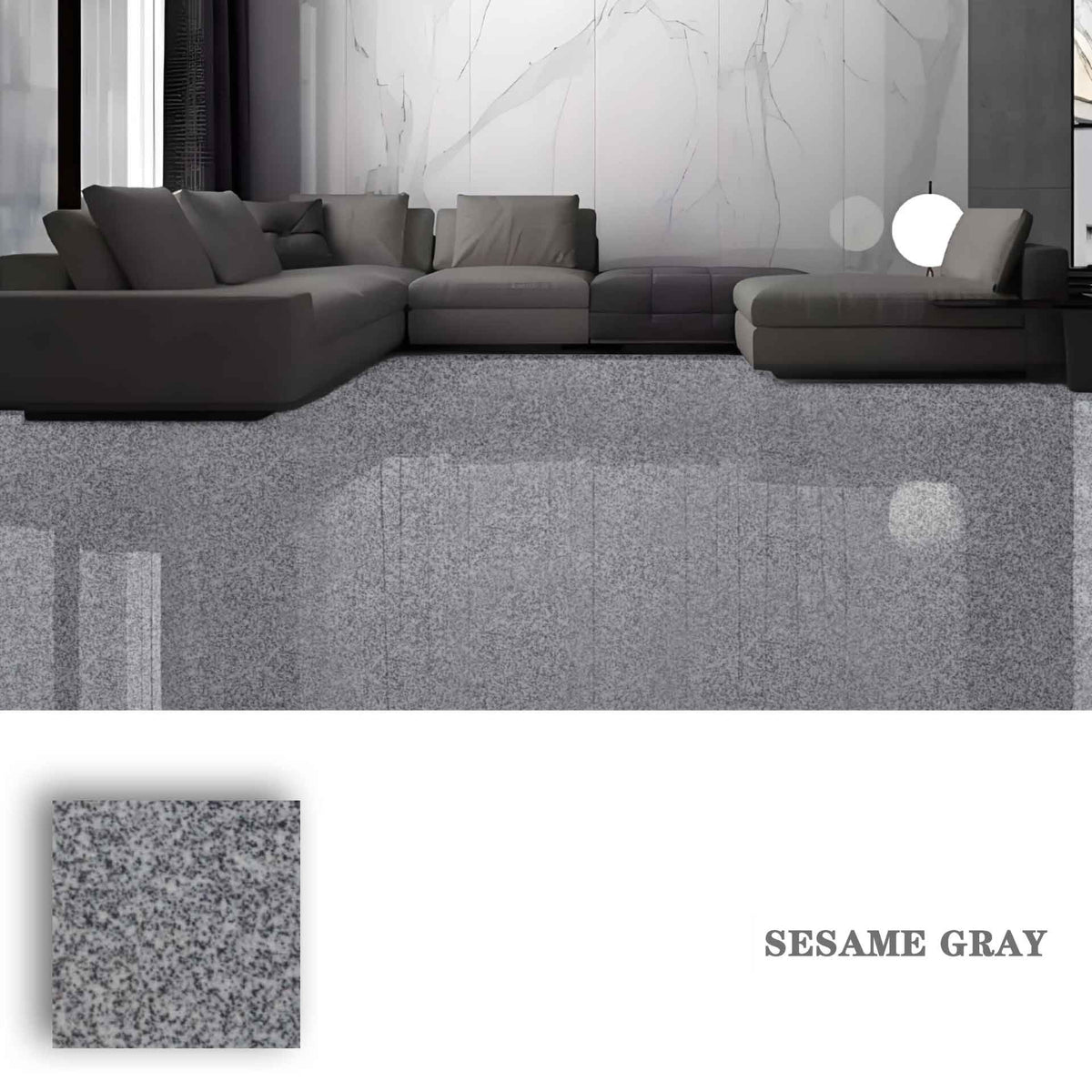 High-Gloss Marble Finish Epoxy Floor Coating