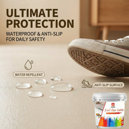 Quick-Dry Anti-Slip Water-Based Floor Paint（3 in 1）